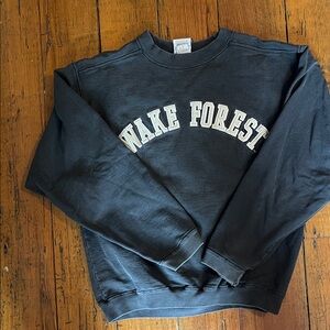Wake Forest Black Crewneck Sweatshirt